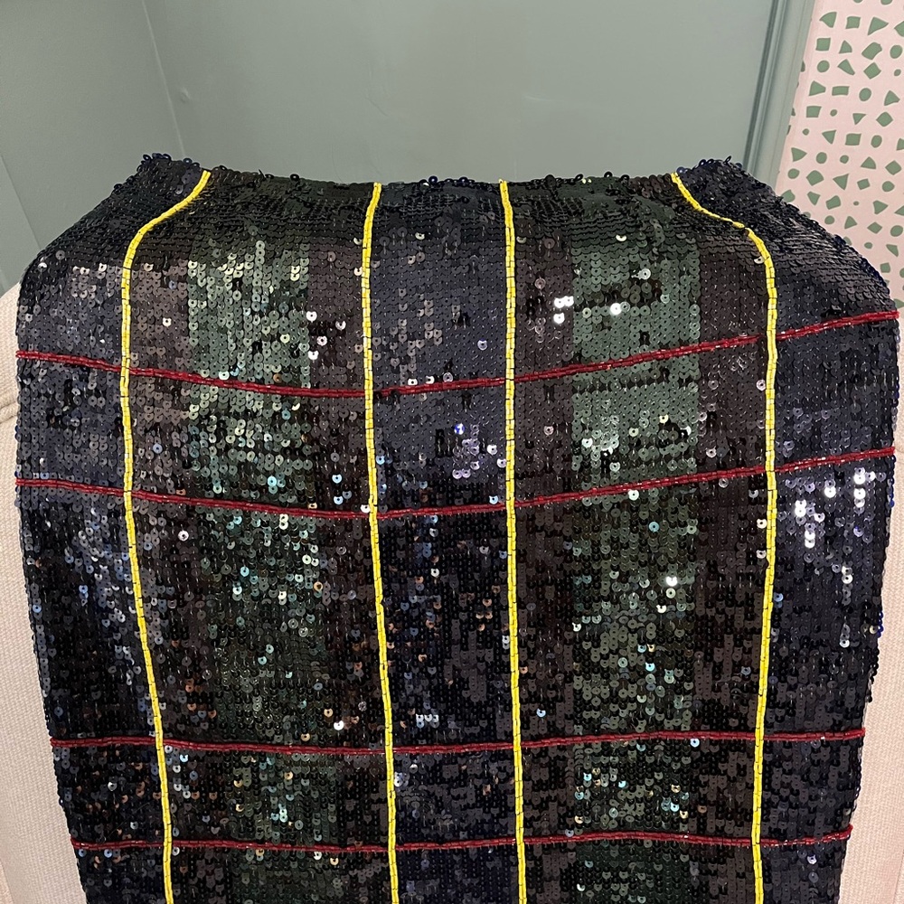 Sequin Pattern Skirt - image 5